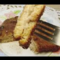 detalle de torrija de chocolate cortada