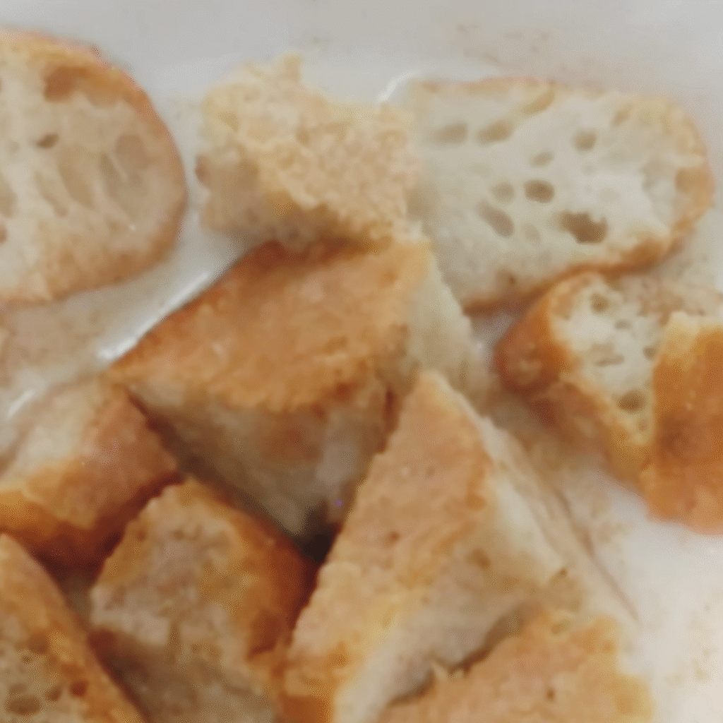migas de pan remojadas en leche