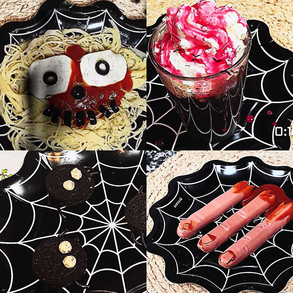 recetas para halloween con pasta, salchichas, galletas...