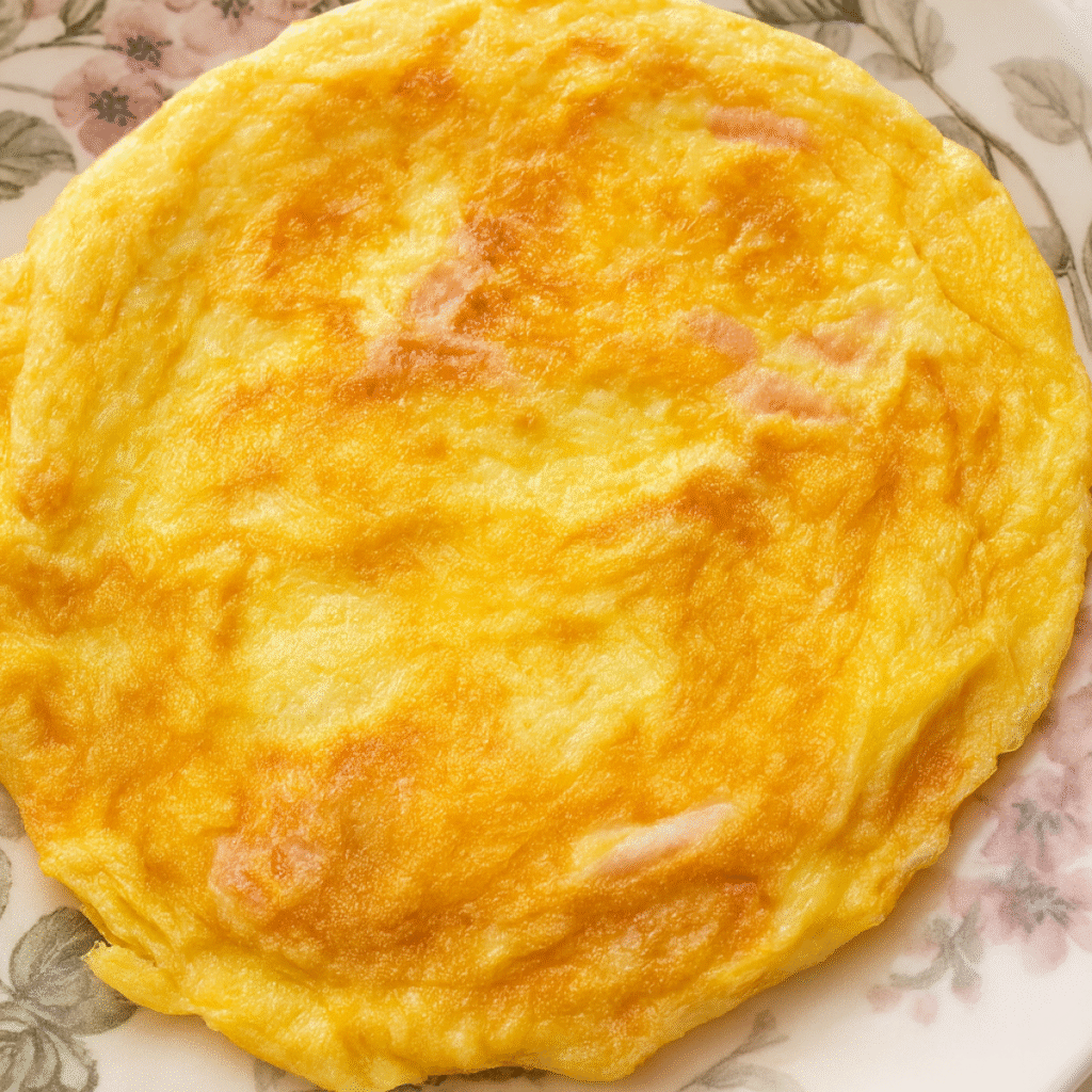 tortilla de jamón york y queso