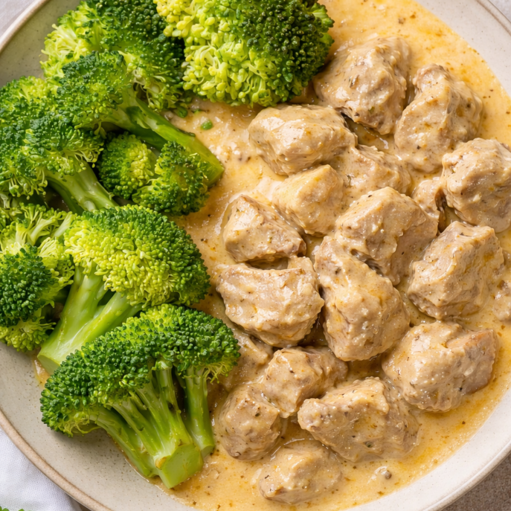 pavo de navidad con brocoli