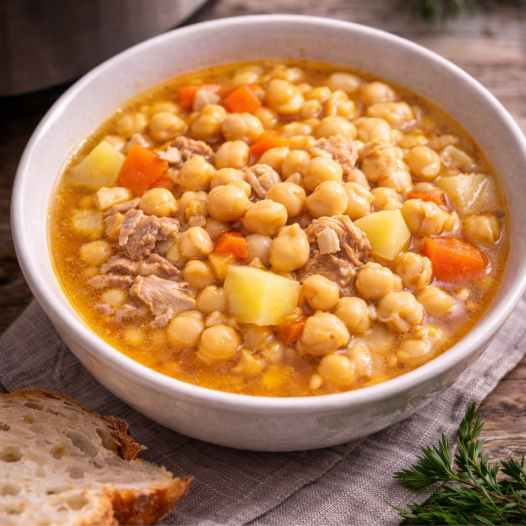 plato de cocido andaluz