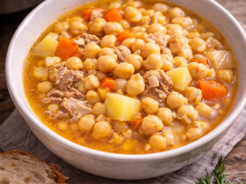 plato de cocido andaluz