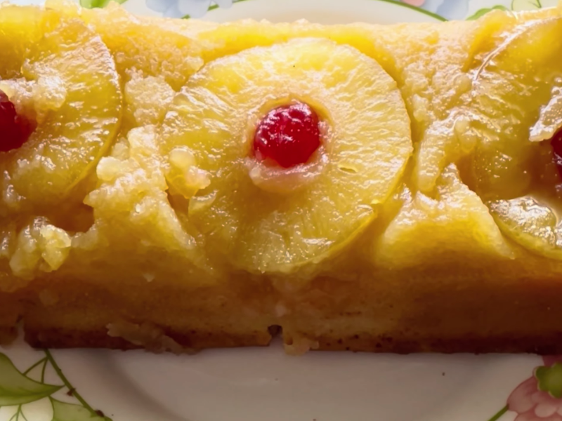 tarta de piña