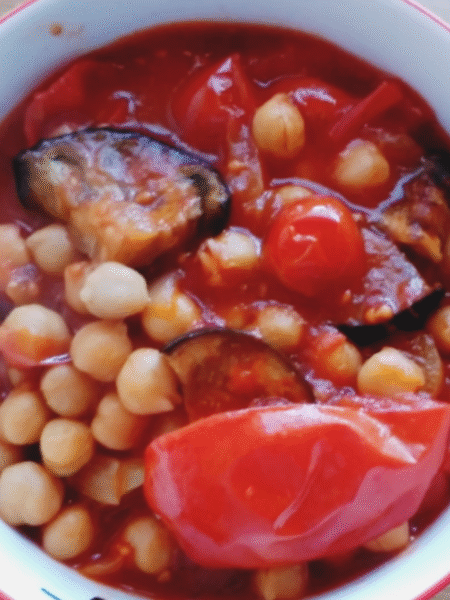garbanzos con tomate