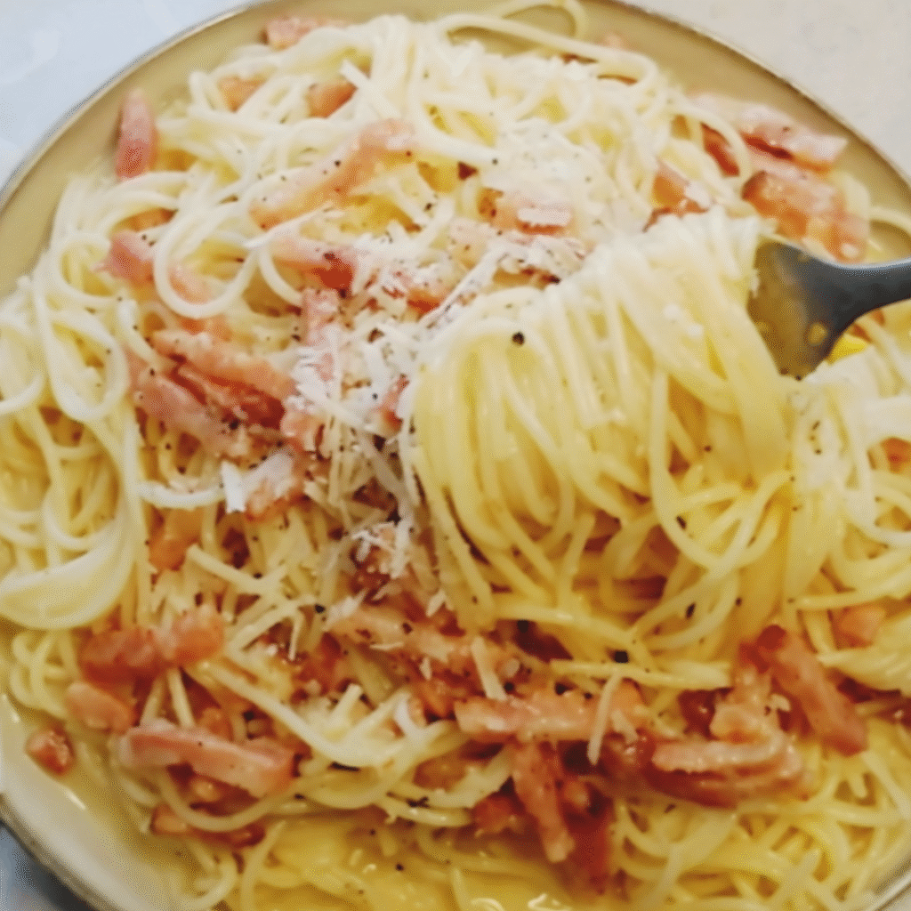pasta carbonara