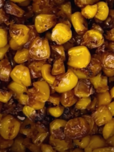 quicos caseros de maiz en primer plano