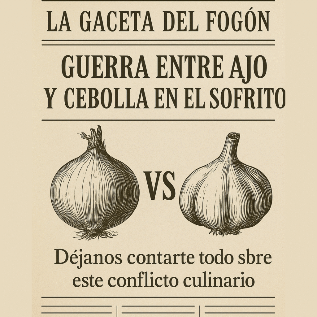 La Batalla Épica del Sofrito: Ajo vs Cebolla y el Secreto de la Cocina Perfecta