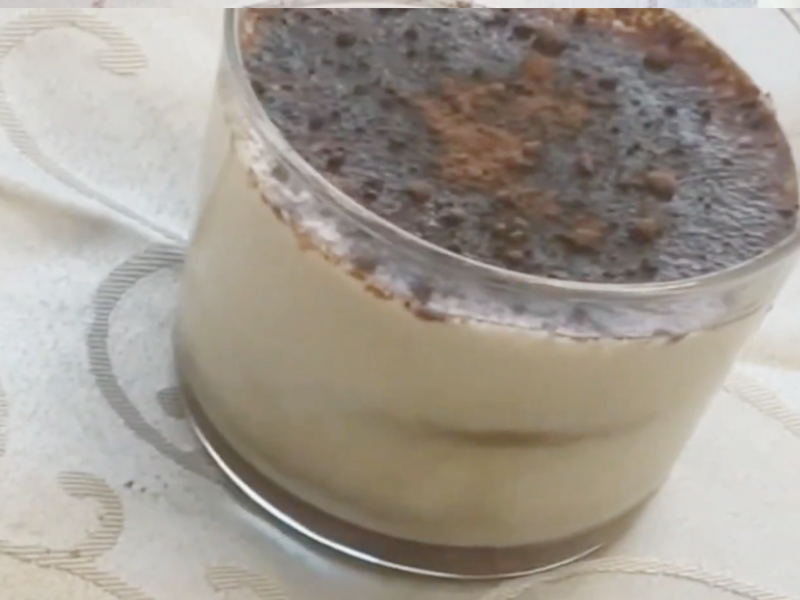 vasito de tiramisú