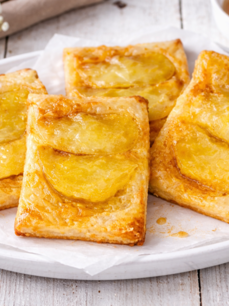 tartaletas de manzana invertidas