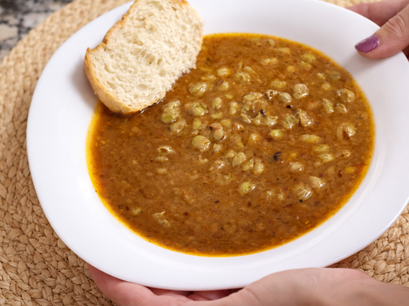 receta habas esparragadas