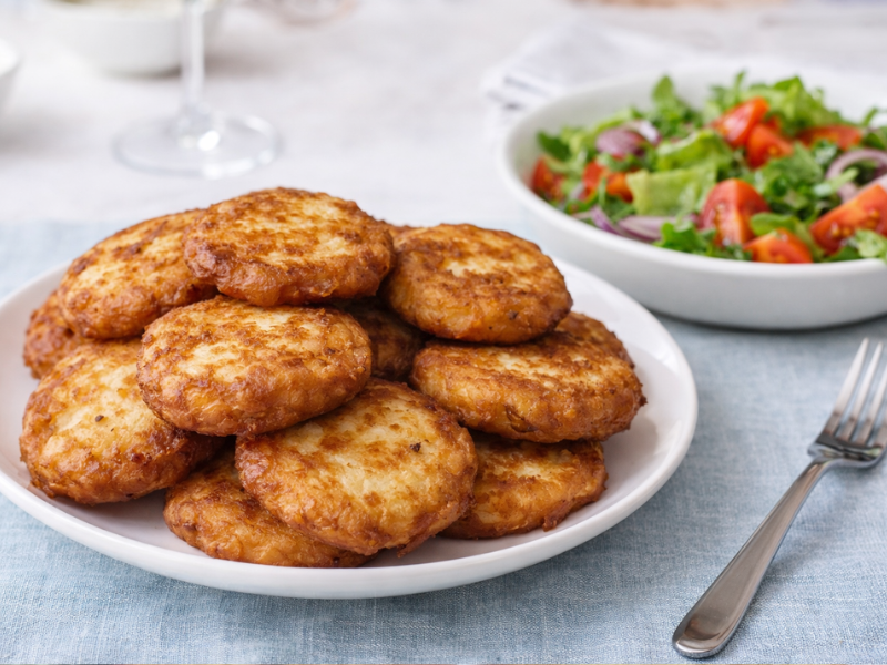 Tortitas de patata y atun