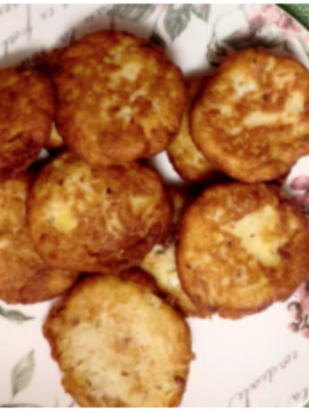 tortitas de patata y atun receta