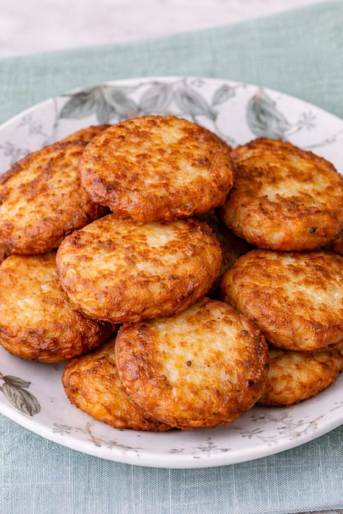 Tortitas de patata y atún Tortitas de patata y atún