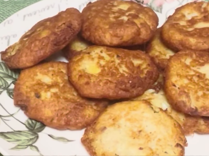 Tortitas de patata y atún