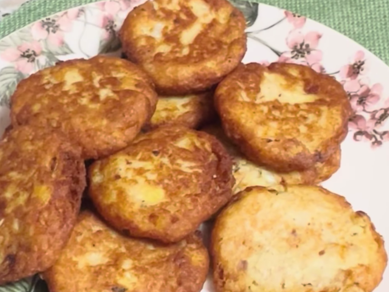 Tortitas de patata y atún