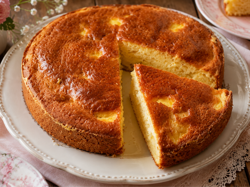 receta bizcocho de manzana